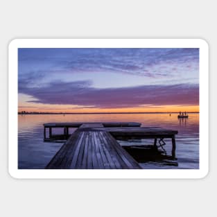 Lake Mulwala, Yarrawonga, Victoria/ Mulwala, NSW, Australia Sticker